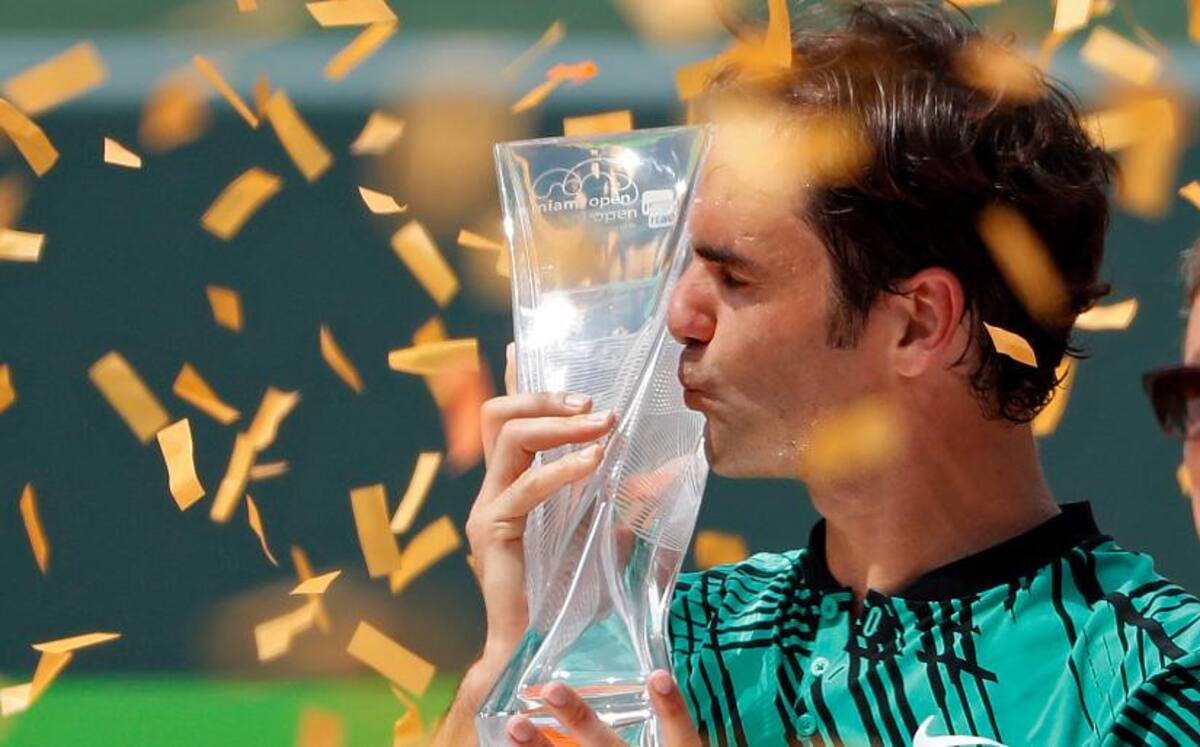 Festejo de Federer (Reuters)