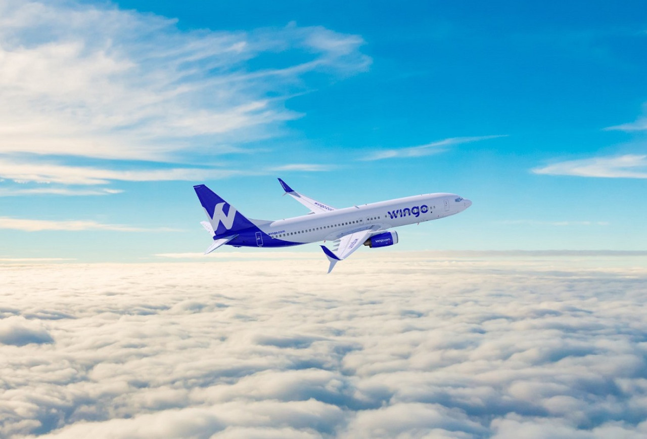 Wingo, la nueva aerolínea low cost que conectará Argentina y otros países. Foto: X @wingo.