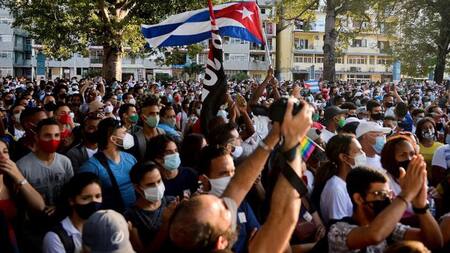 Protestas en Cuba, Foto El Comercio de Perú