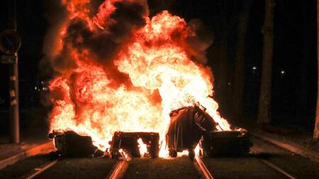 Huelgas y protestas en Francia. Foto: EFE