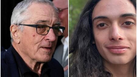 Robert y Leandro De Niro. Fotos: archivo - Instagram/futuralaboratories.