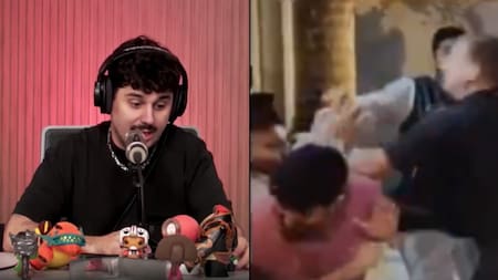 La desopilante explicación de Luquitas Rodríguez de la pelea entre el Turco García y un invitado. Fotos: Captura.