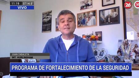 Juan Zabaleta, intendente de Hurlingham en Canal 26