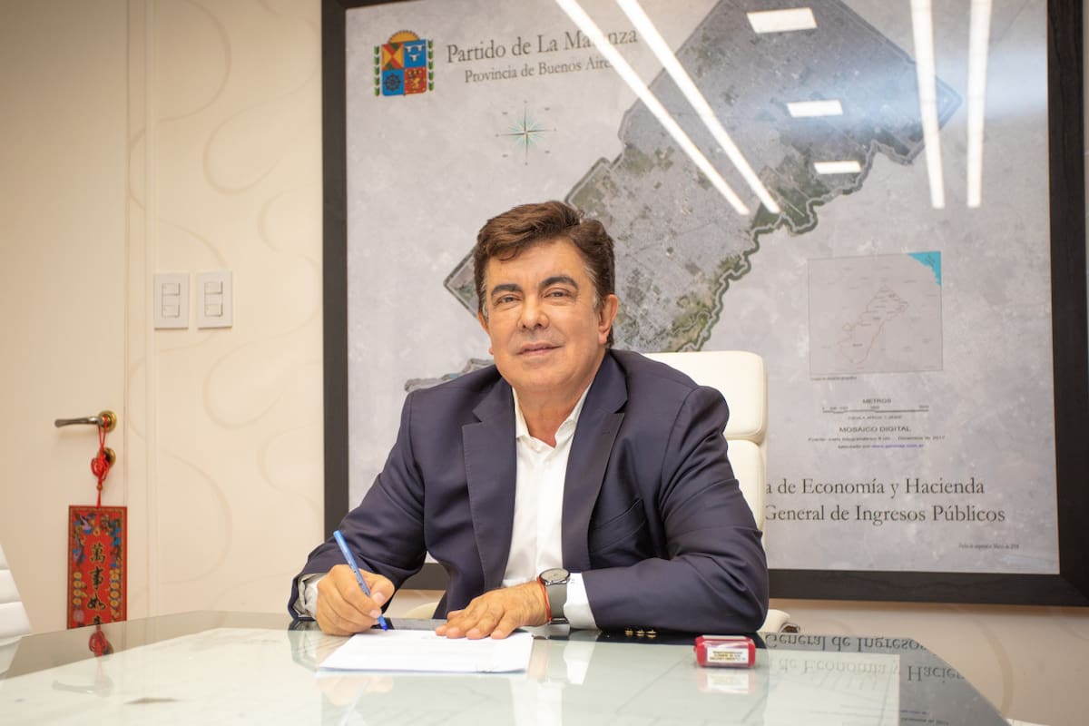 Intendente de La Matanza, Fernando Espinoza. Foto: intendencia de LM.