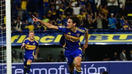 Edinson Cavani; Boca Juniors. Foto: NA/Maximiliano Luna