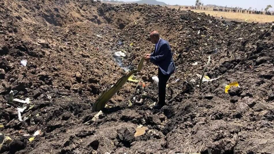Etiopía - accidente avión