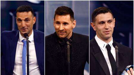 Los ganadores de los premios The Best. Fotos: Reuters.