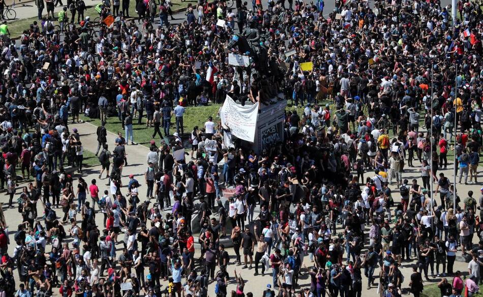 Manifestaciones, protestas y tensión en Chile, REUTERS