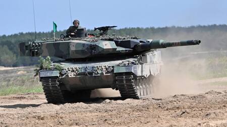 Tanques Leopard. Foto: EFE.