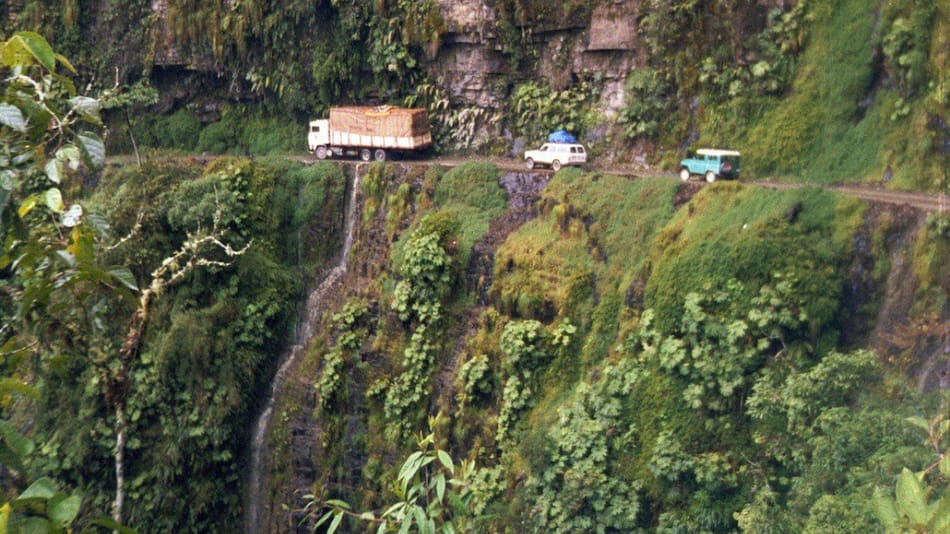 El camino de la muerte, Bolivia. Foto: X