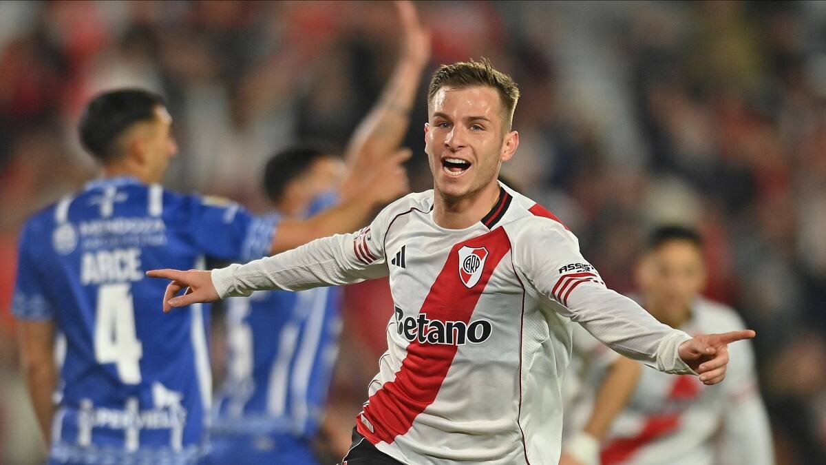Giuliano Galoppo; River Plate vs. Godoy Cruz; Torneo Clausura 2025.