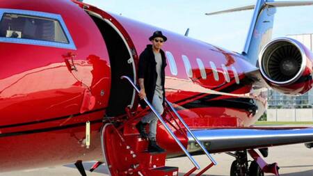 Lewsi Hamilton - Jet privado