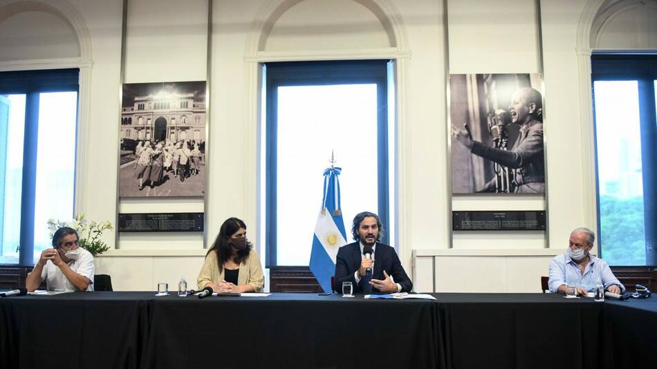 Santiago Cafiero y un acuerdo con empleados estatales, Twitter