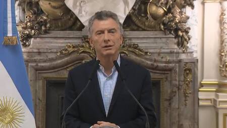 Anuncio de Macri