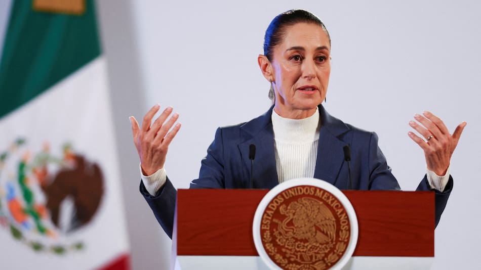 Claudia Sheinbaum es la primera mujer en la historia de su país en ejercer el cargo de presidenta. Foto: Reuters.