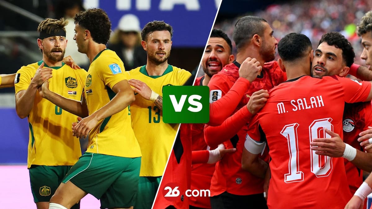 Australia vs Egipto por los 16avos de final del Mundial 2026.