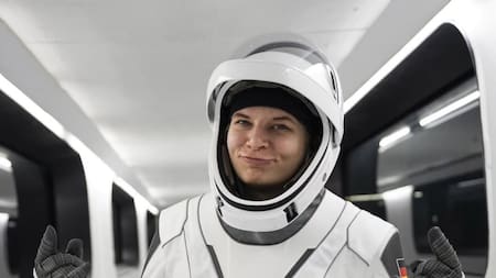 Rabea Rogge, primera mujer alemana en el espacio. Foto: Instagram / rabearogge.