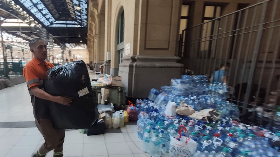 Donaciones a Bahía Blanca. Foto: NA/Damián Dopacio.