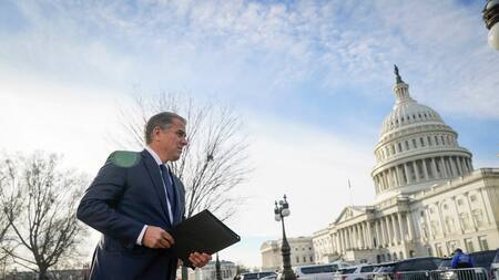 Hunter Biden declaró a la prensa en el Congreso. Foto: Reuters