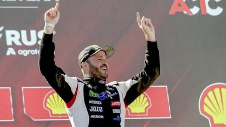 Agustín Canapino, TC, Turismo Carretera, festejo, podio, automovilismo, NA