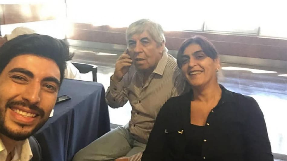 Hugo Moyano y sus hijos