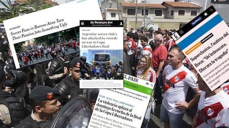 Superfinal de Libertadores postergada: el escándalo visto por los medios del mundo