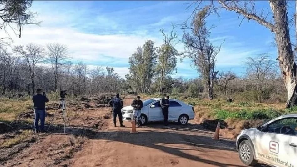 Allí encontraron los restos humanos. Foto: NA.
