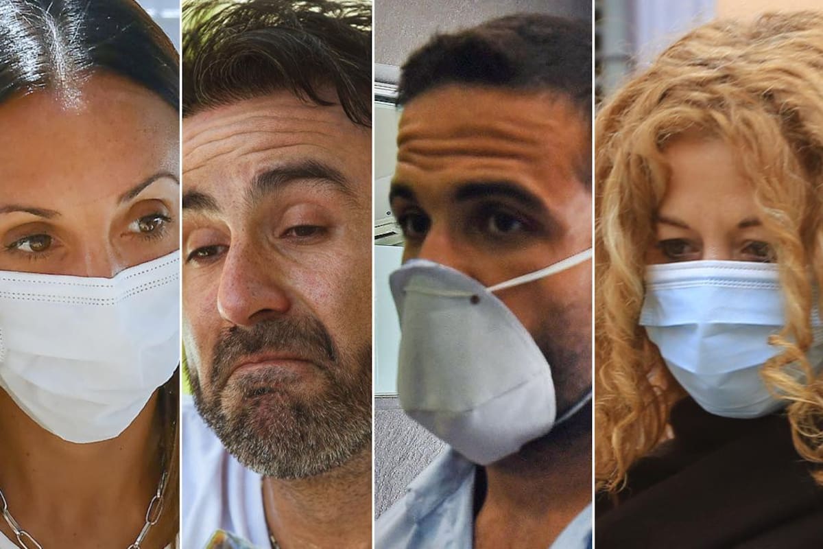 Muerte de Maradona, Cosachov, Luque, Díaz, Forlini, Fotos NA