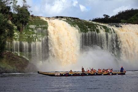 Parque Nacional Canaima, en Venezuela. Foto: Facebook / Parque Nacional Canaima.