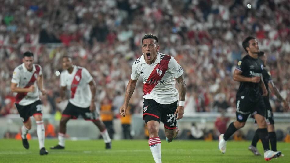 Esequiel Barco; River Plate-Argentinos Juniors. Foto: NA.