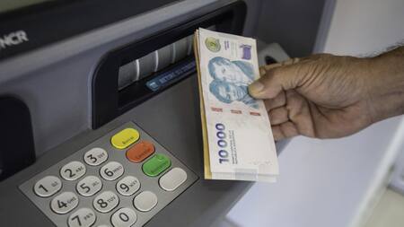 Cajeros automáticos. Foto: NA/Damian Dopacio.