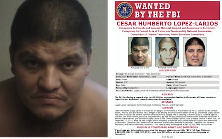 César Humberto López Larios, líder de la MS-13 durante dos décadas. Foto: X