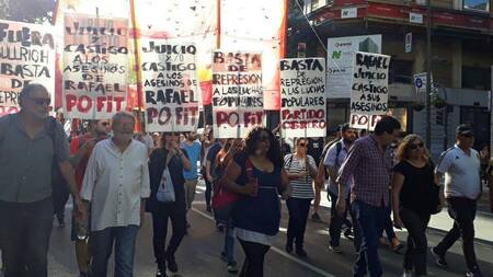 Marcha mapuche asesinado