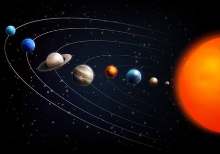 Alineación de planetas. Foto Freepik