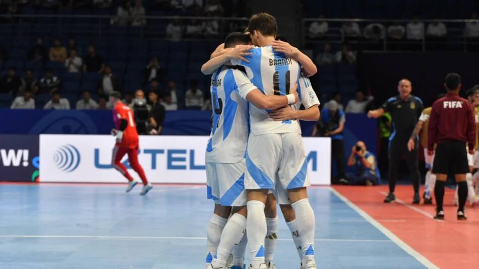 Mundial de Futsal Uzbekistán 2024, Argentina vs. Afganistán. Foto: NA.
