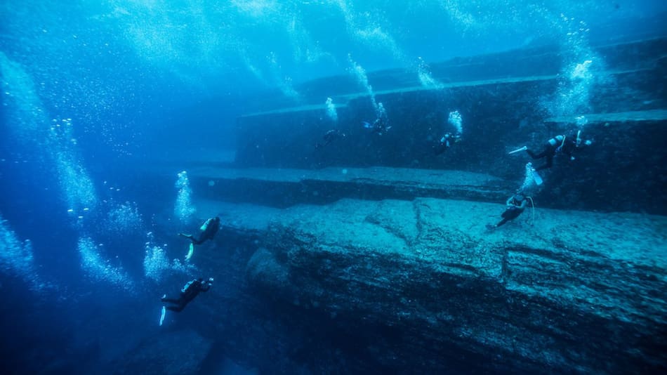Pirámides submarinas. Foto: X