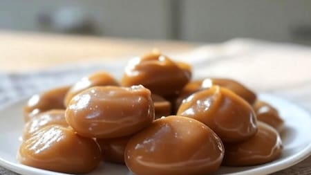 Caramelos de dulce de leche