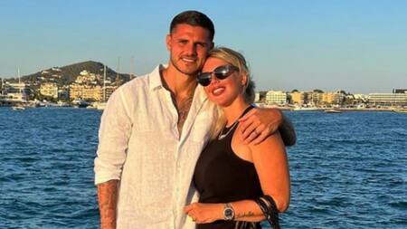 Wanda Nara y Mauro Icardi en Ibiza. Foto: Instagram/mauroicardi