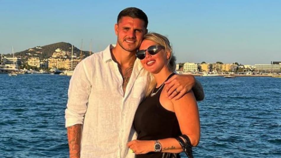 Wanda Nara y Mauro Icardi en Ibiza. Foto: Instagram/mauroicardi