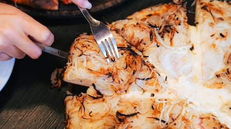 Pizza del Güerrín.