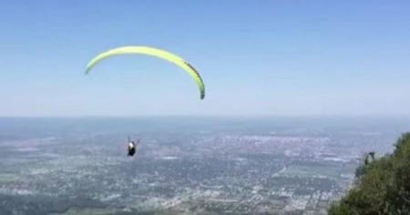 Parapente - accidente