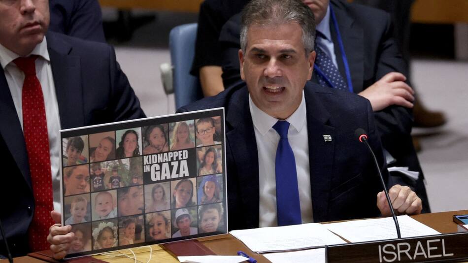 Eli Cohen, ministro de Exteriores de Israel. Foto: Reuters.