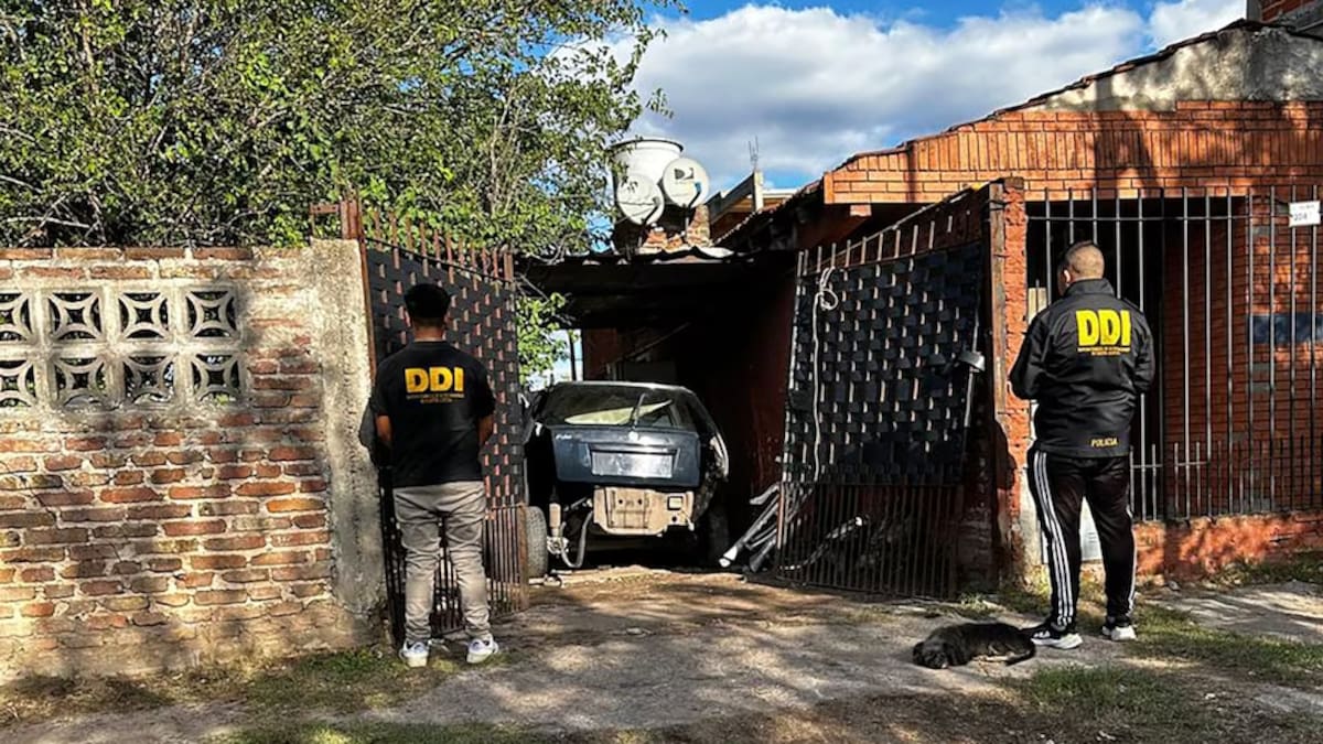 Desmantelaron un desarmadero de autos clandestinos en La Matanza