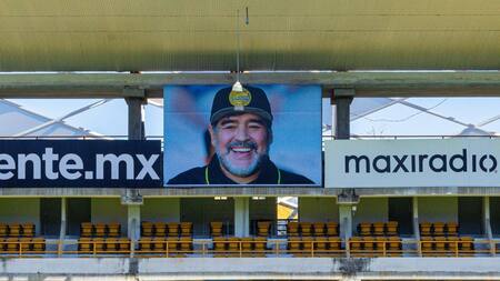 Dorados de Sinaloa, homenaje a Maradona, Foto Twitter Dorados