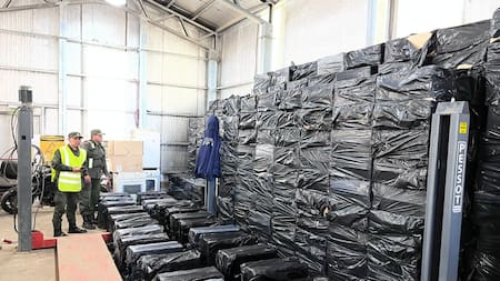La Aduana destruyó más de 4 millones de cigarrillos falsificados en Neuquén