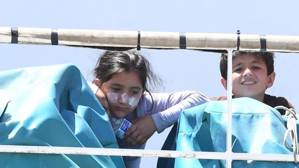 Niños refugiados. Foto: EFE