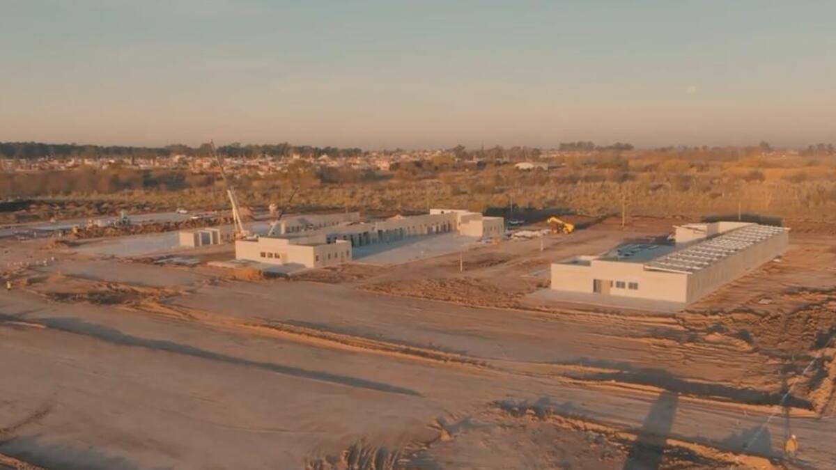 Obras en Merlo. Foto: captura de video.