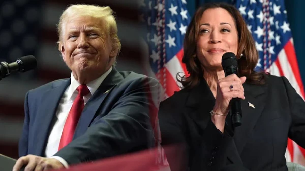 Debate presidencial entre Kamala Harris y Donald Trump. Foto: Reuters.