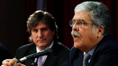 Amado Boudou y Julio De Vido