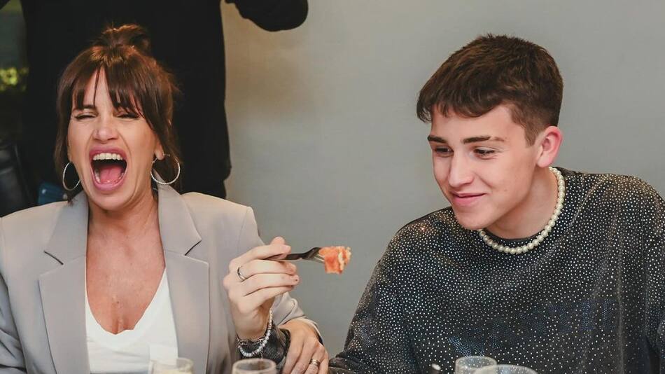 Flor Peña y Juan Otero en los preparativos de la fiesta. Foto: Instagram/ @flor_de_p